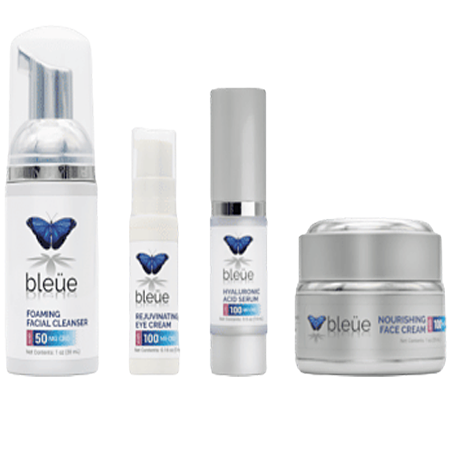 Bleue skincare from Pure Hemp Botanicals shop top cbd skincare products